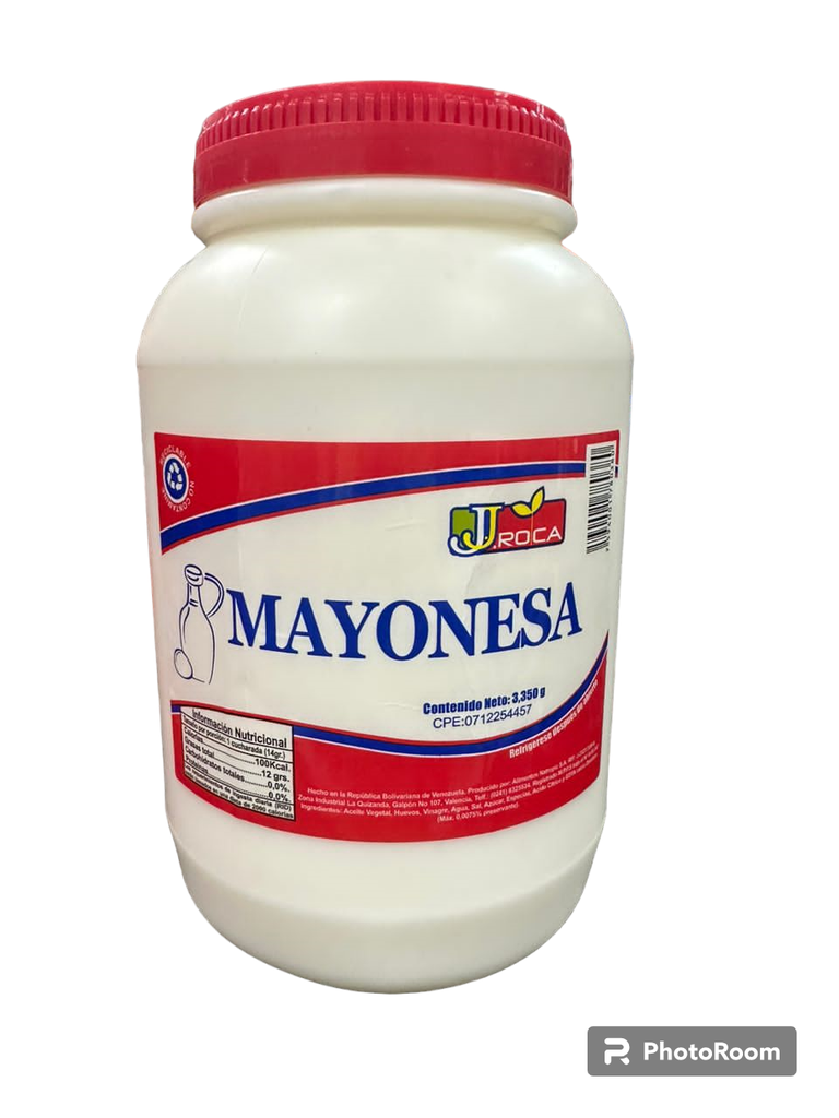 MAYONESA JJ ROCA 3.350g