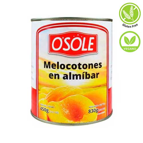 MELOCOTONES EN ALMIBAR 830g OSOLE