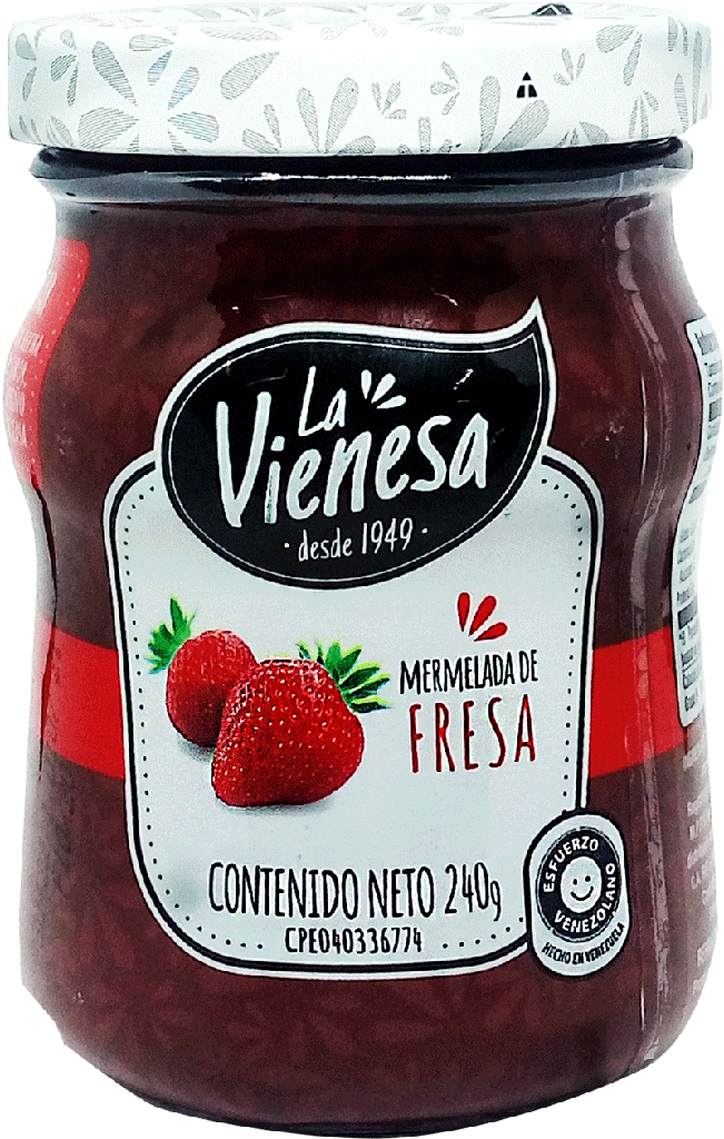 MERMELADA FRESA 240g LA VIENESA