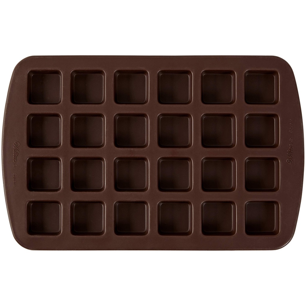 MOLDE SILICON PARA BROWNIE WILTON