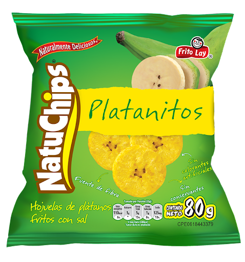 NATUCHIPS PLATANITOS 80G