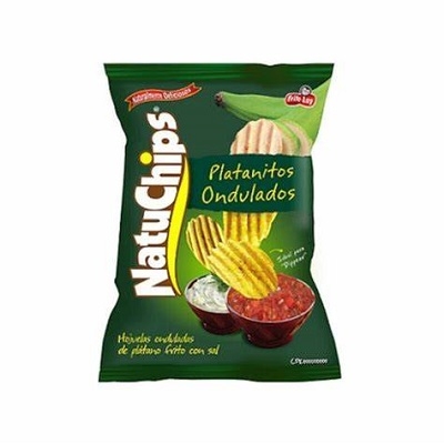 NATUCHIPS PLATANITOS ONDULADOS 145G