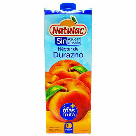 NECTAR DE DURAZNO 1L SIN AZUCAR NATULAC