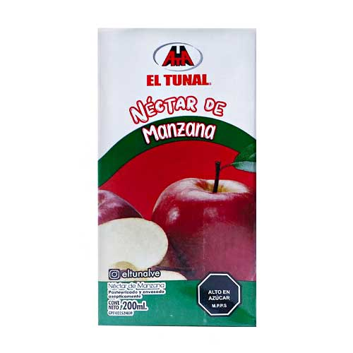 NECTAR DE MANZANA EL TUNAL 200ml