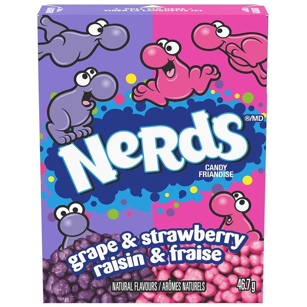 NERDS GRAPE & STRAWBERRY 46.7g