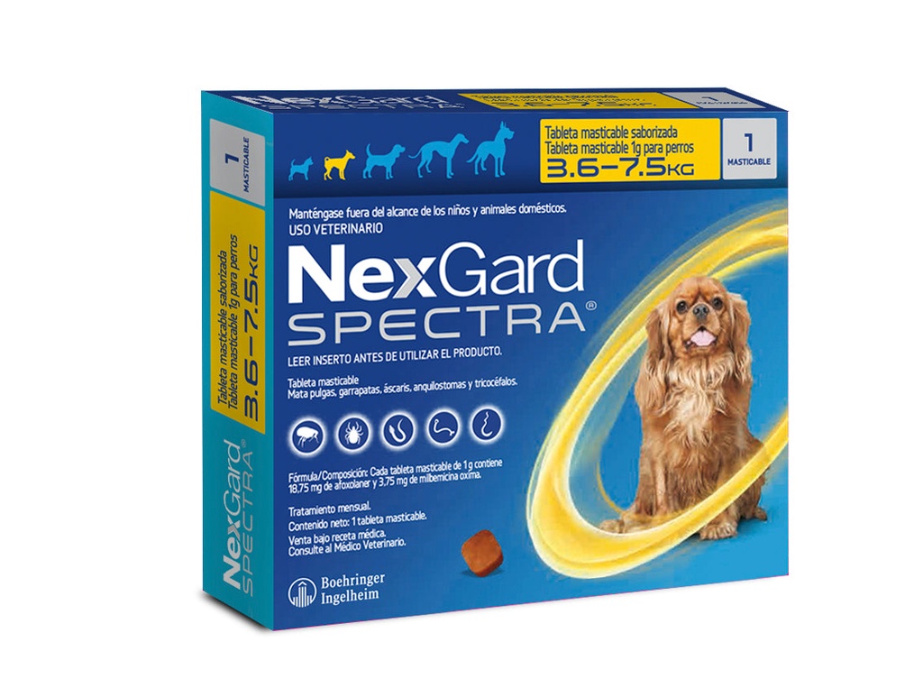 NEXGARD SPECTRA 3,5 - 7,5kg