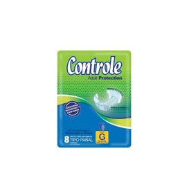 PAÑAL ADULTO CONTROLE G 8UND