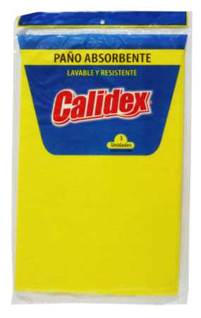 PAÑO ABSORBENTE 3und CALIDEX