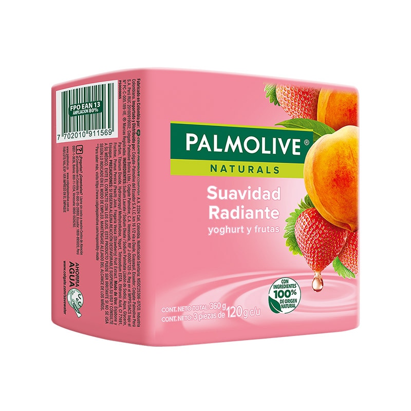 PALMOLIVE JABON 120g SUAVIDAD RADIANTE