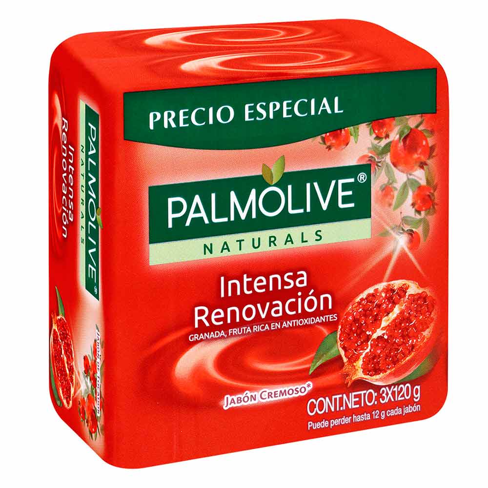 PALMOLIVE JABON 3x120g INTENSA RENOVACIO