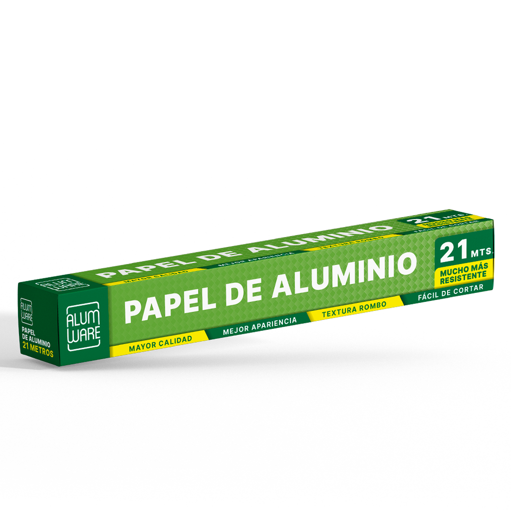 PAPEL DE ALUMINIO ALUM WARE 21MTS