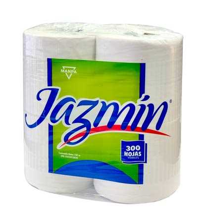 PAPEL HIGIENICO JAZMIN 4R 300H