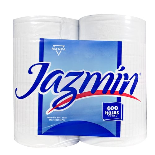 PAPEL HIGIENICO JAZMIN 4R 400H