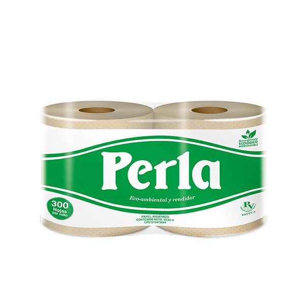 PAPEL HIGIENICO PERLA 2R 300H