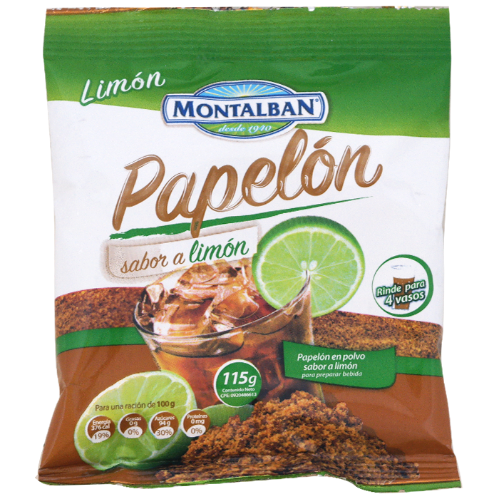 PAPELON LIMON 115g MONTALBAN