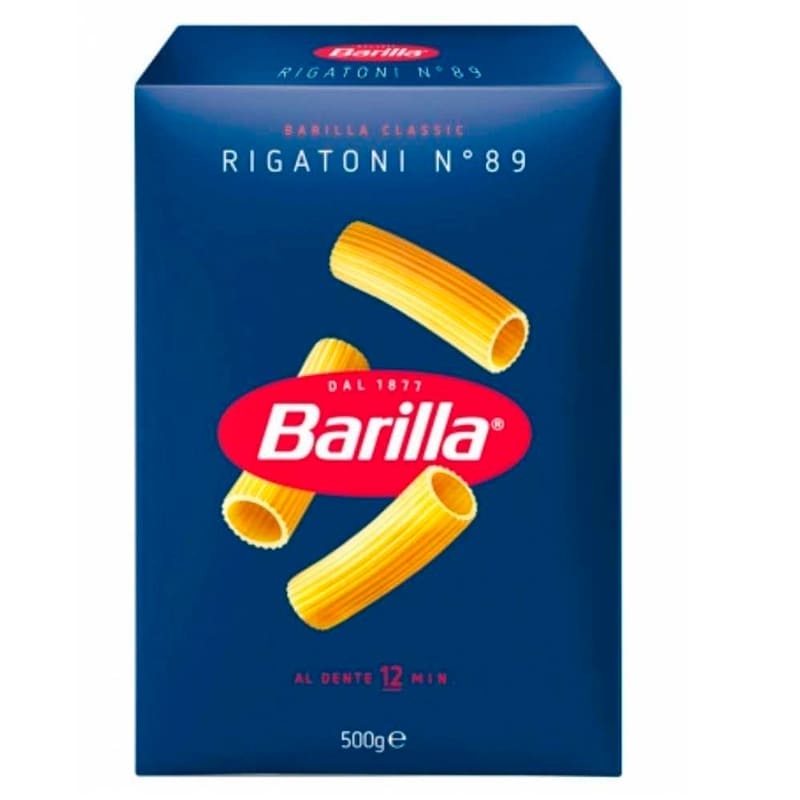 PASTA BARILLA RIGATONI #89 500g