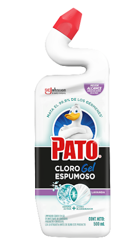 PATO CLORO GEL ESPUMOSO 500ML LAVANDA