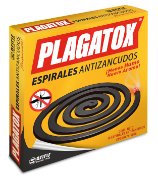 PLAGATOX ESPIRALES 10und AMARILLO