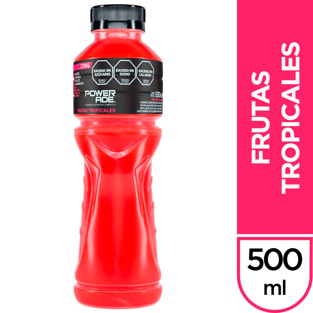 POWER ADE 500ml FRUTAS TROPICALES