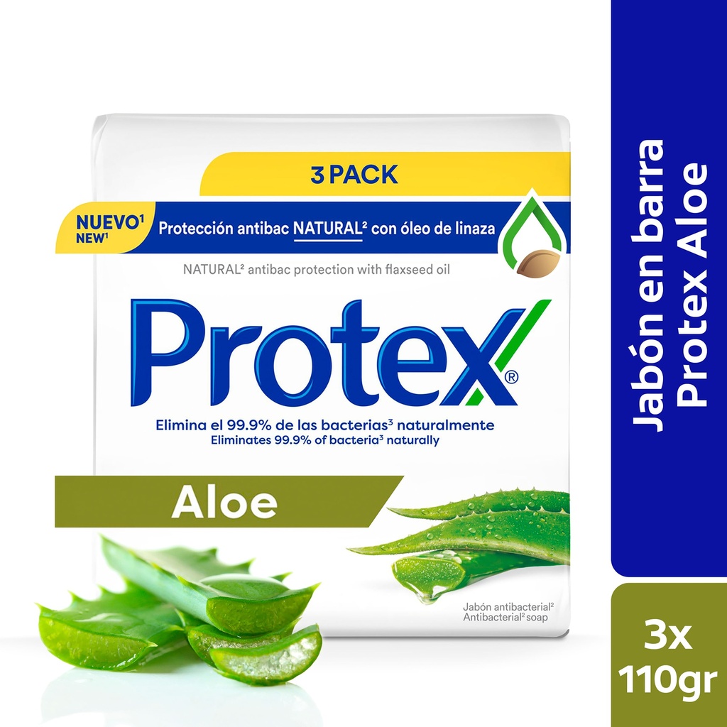 PROTEX JABON 3x110g ALOE