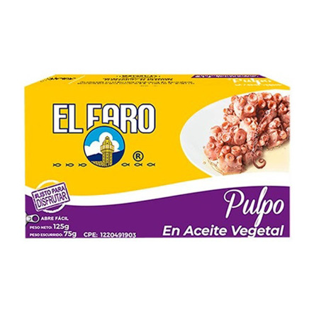 PULPO 125g EL FARO