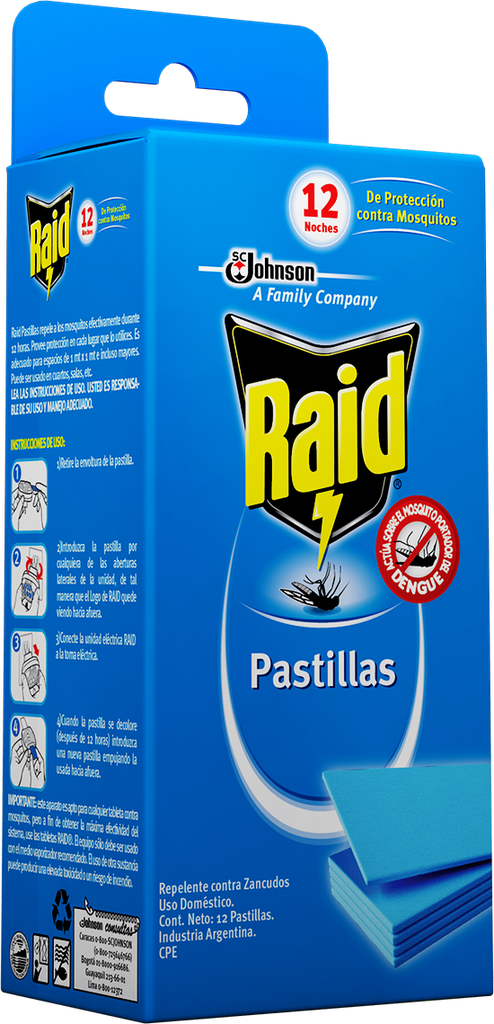 RAID REPUESTO PASTILLAS 12 NOCHES