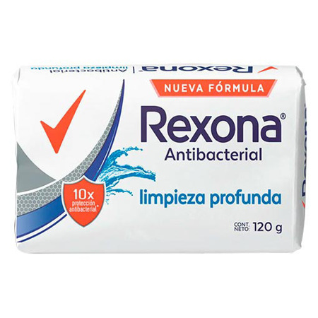 REXONA JABON LIMPIEZA PROFUNDA 120g