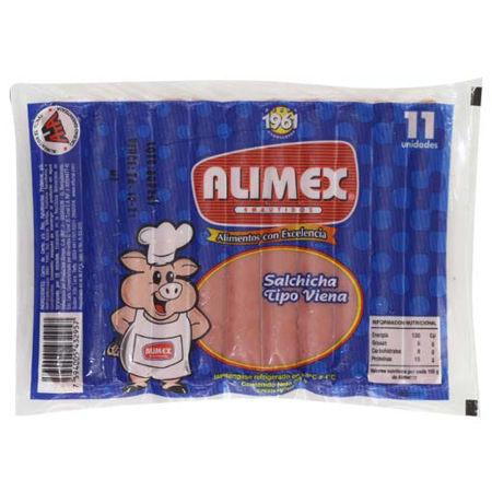 SALCHICHA VIENA ALIMEX 225g 11und