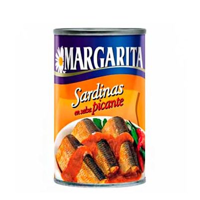 SARDINAS MARGARITA SALSA PICANTE 170g