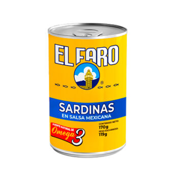 SARDINAS SALSA MEXICANA 170G EL FARO