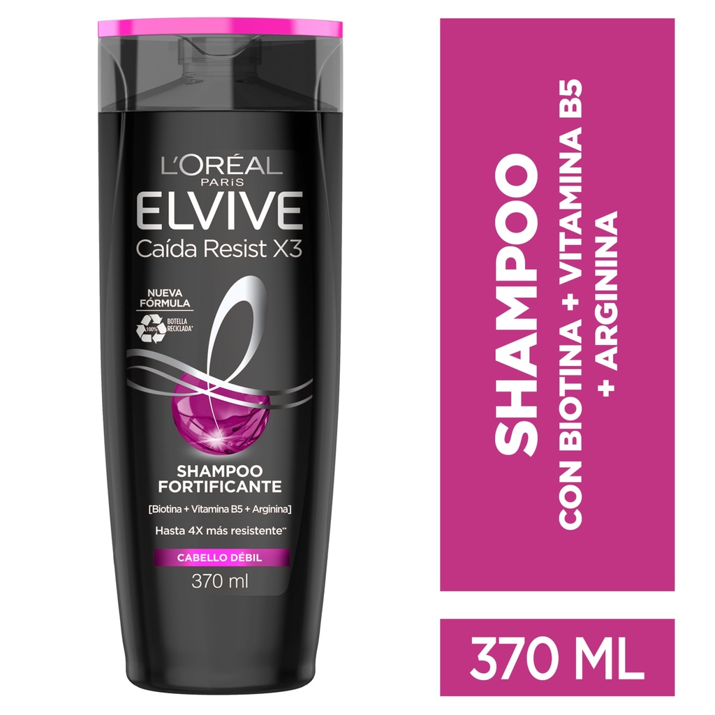 SHAMPOO ELVIVE CAIDA RESIST X3 370ml