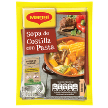 SOPA DE COSTILLA CON PASTA 50g