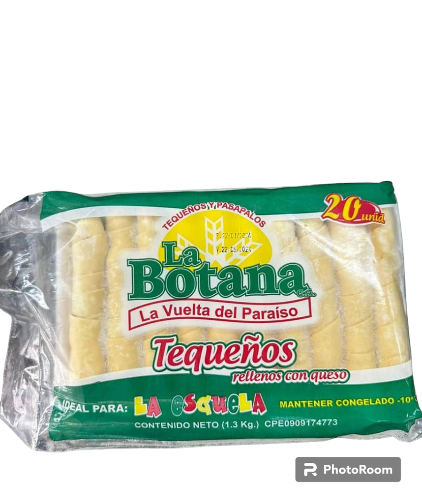 TEQUEÑOS ESCOLARES 20und 1.3kg LA BOTANA