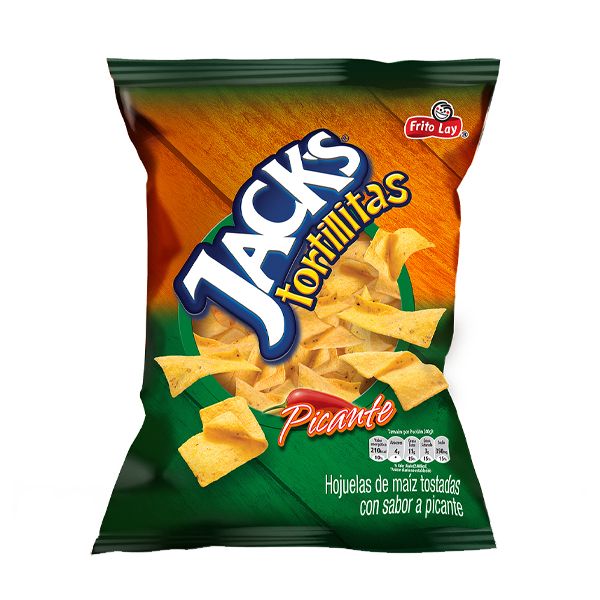 TORTILLITAS JACKS PICANTE 190g