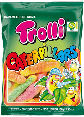 TROLLI CARTERPILLARS 100g