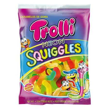 TROLLI NEON SQUIGGLES 100g