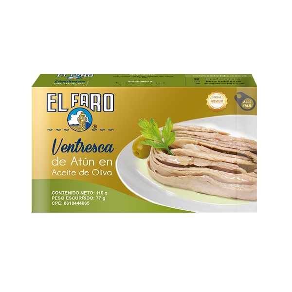 VENTRESCA DE ATUN 110G EL FARO