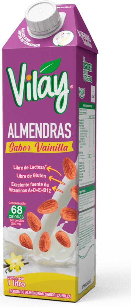 VILAY ALMENDRAS SABOR A VAINILLA 1L