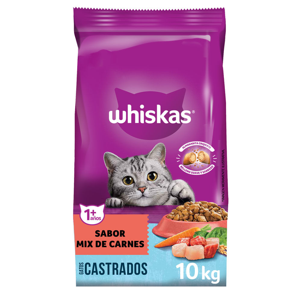 WHISKAS CASTRADOS 10Kg