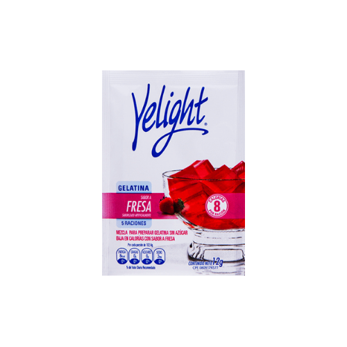 YELIGHT GELATINA FRESA 12g