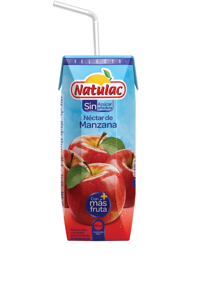 NECTAR DE MANZANA S/AZUCAR NATULAC 250ml