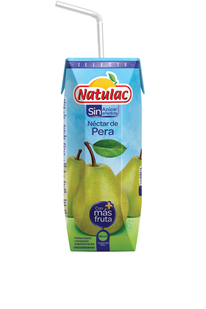 NECTAR DE PERA SIN AZUCAR NATULAC 250ml