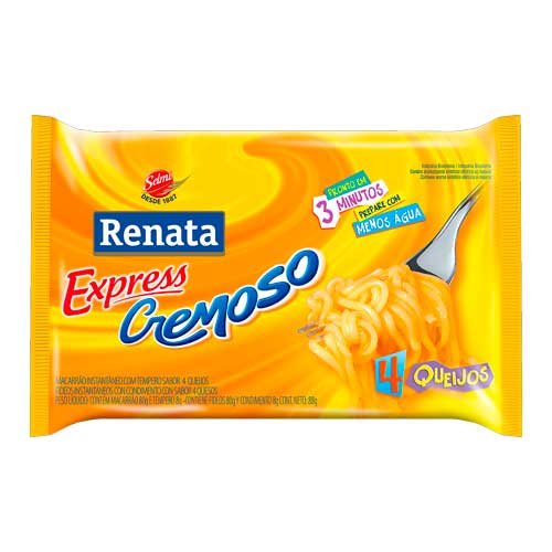 PASTA RENATA FIDEO EXPRESS 4 QUESOS 88g