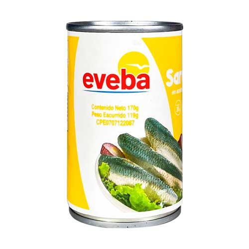 SARDINAS EVEBA  ACEITE 170g