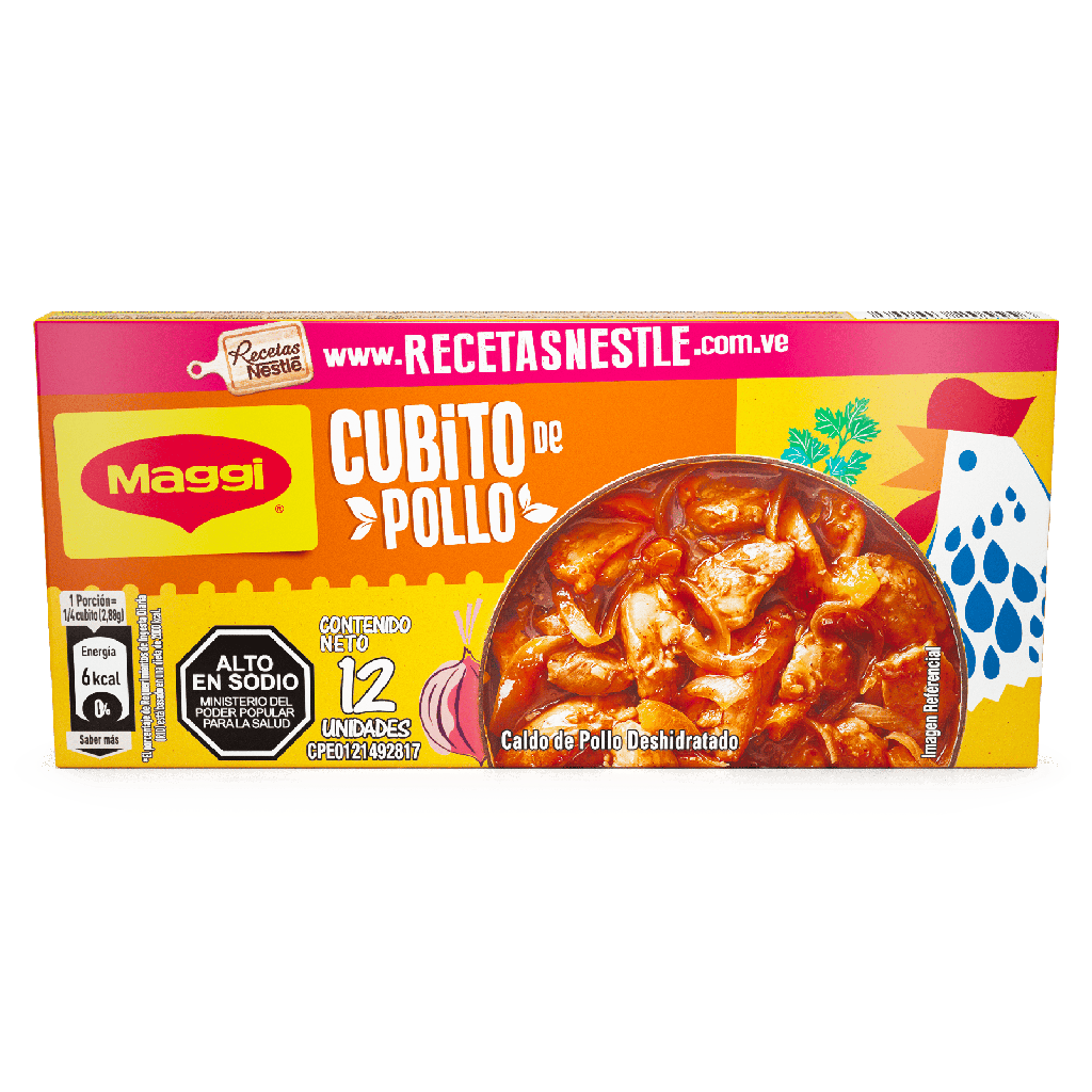 CUBITO DE POLLO MAGGI 138g 16und