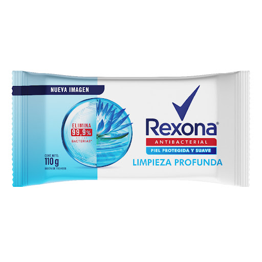 JABON REXONA LIMPIEZA PROFUNDA 110g