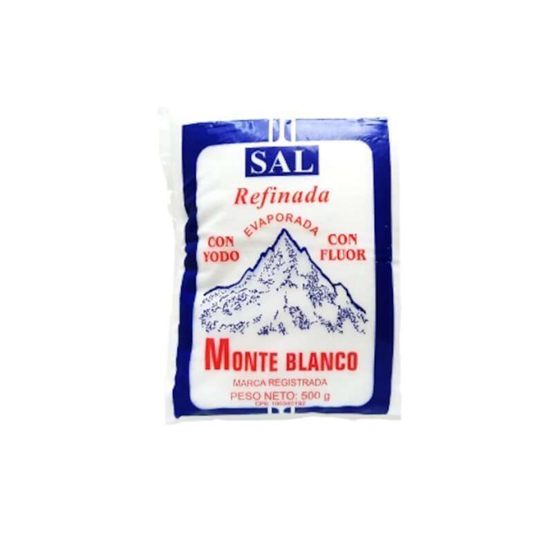 SAL REFINADA EVAPORADA MONTE BLANCO 1KG