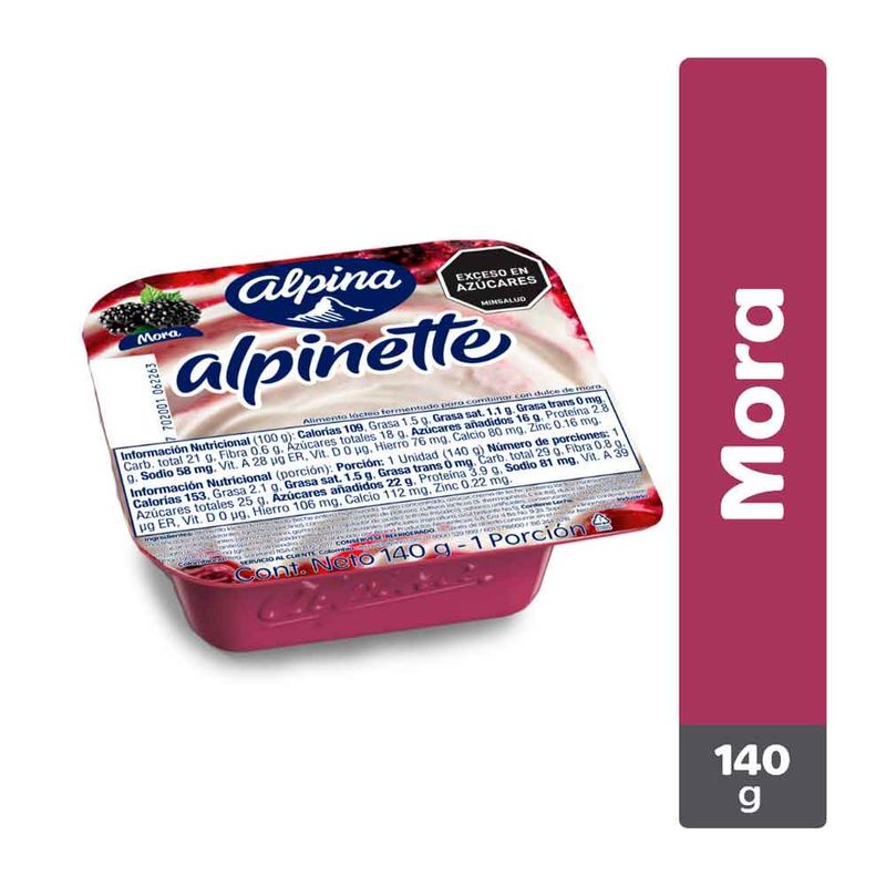 ALPINETTE MORA 140g