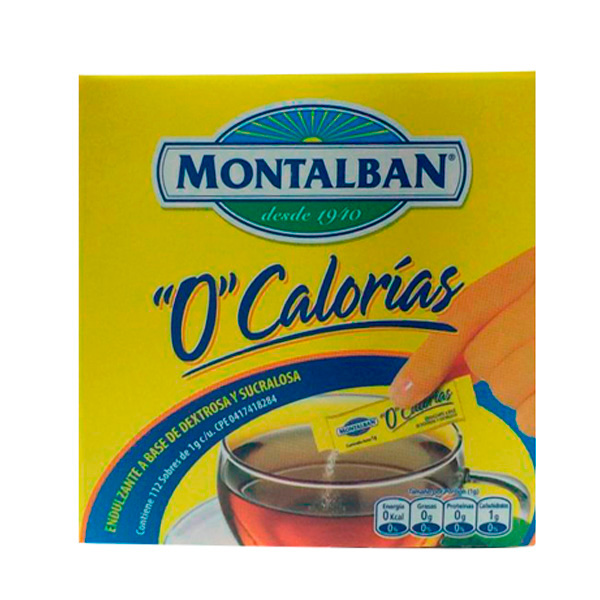 0 CALORIAS 48 SOBRES MONTALBAN