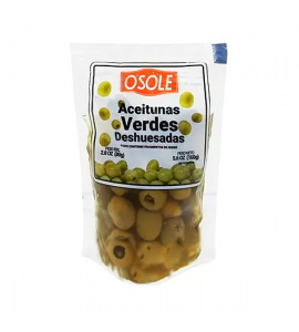 ACEITUNAS VERDES DESHUESADAS 220g